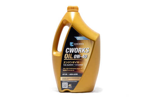 CWORKS A130R6004 Масло моторное OIL 0W-40 A3/B4, 4л.