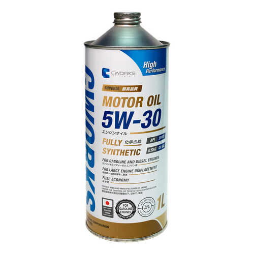 CWORKS A13SR1001 Масло моторное SUPERIA MOTOR OIL синтетика 5W-30 1л