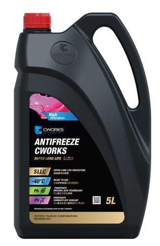 CWORKS A410R1005 Антифриз CWORKS Antifreeze Super Long Life, 5L