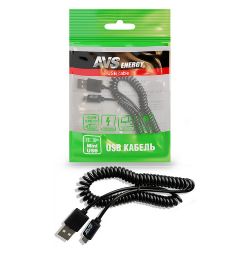 AVS A78884S Кабель MINI USB (2М, витой) MN-32