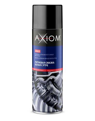 AXIOM A9625 Смазка! литиевая, белая, с PTFE, 650мл