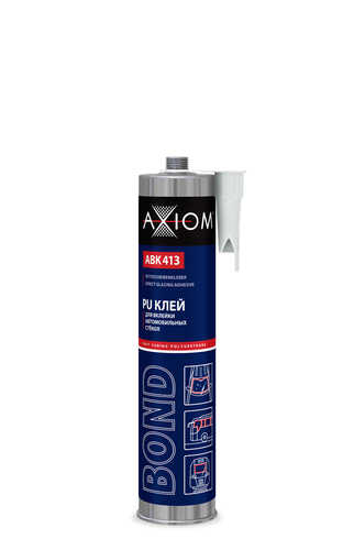 AXIOM ABK413 Клей полиуретановый для вклейки автомобильных стёкол, чёрный