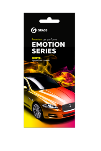 GRASS AC-0167 Ароматизатор воздуха картонный! Emotion Series Drive