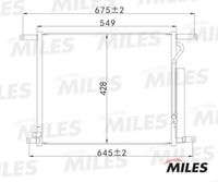 MILES ACCB067 Конденсер CHEVROLET AVEO 1.4 08- (10702070/180120/0011988/2)