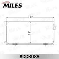 MILES ACCB089 Радиатор кондиционера (паяный) SUBARU FORESTER/IMPREZA/XV 1.6-2.5/2.0D 07-/11-