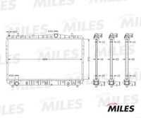 MILES ACRB005 Радиатор CHEVROLET LACETTI 1.4-1.8 M/T 04- (10702070/280819/0172750/1)