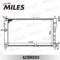 MILES ACRM000 Радиатор (МЕХ. сборка) DAEWOO NEXIA 1.5 95-)