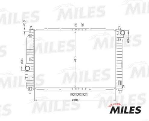 MILES ACRM020 Радиатор Chev