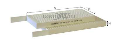 GOODWILL AG 285 2K CF Фильтр, воздух во внутренном пространстве