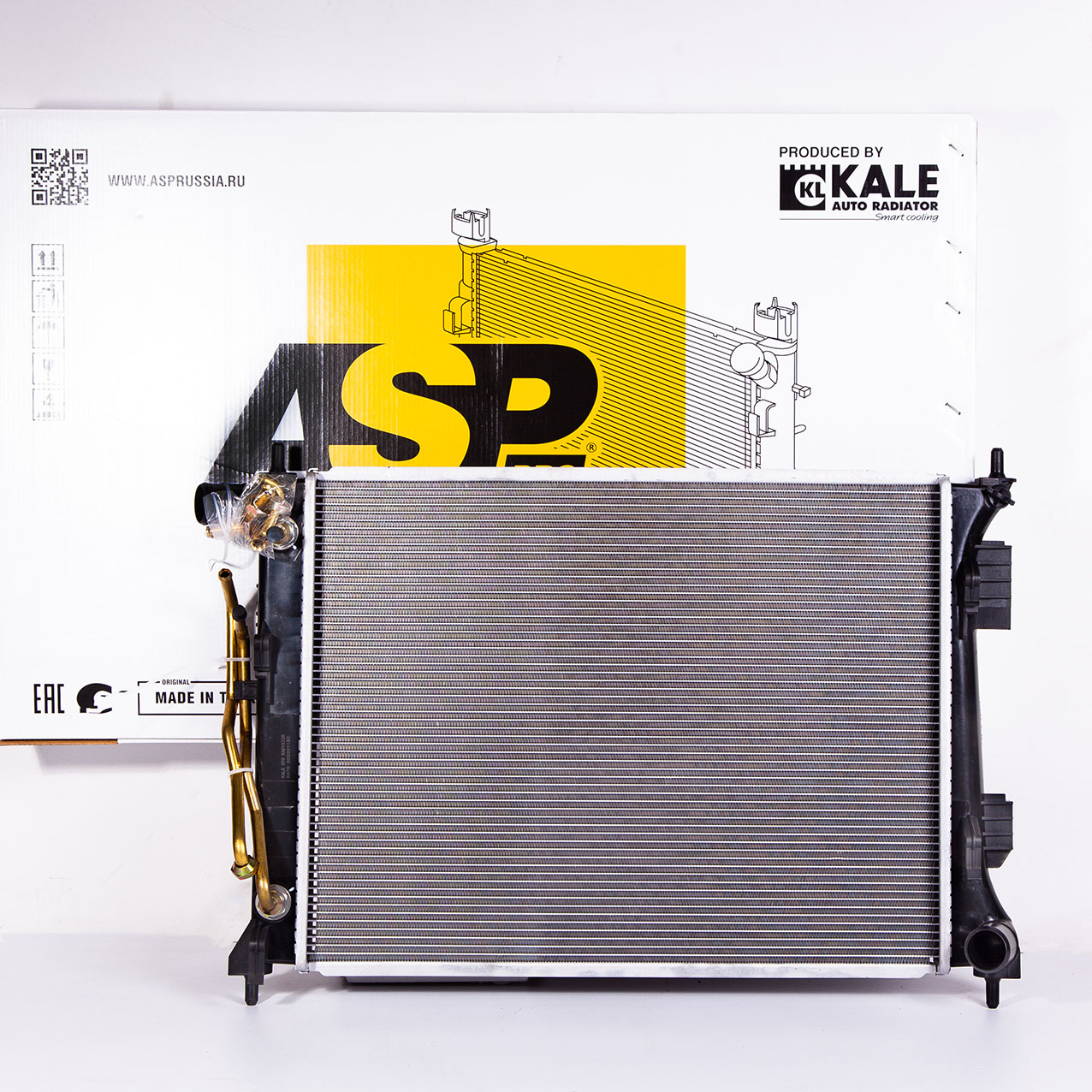 ASP AL10510 Радиатор охлаждения для а/м Hyundai Solaris (10-)/Kia Rio (10-) AT паяный