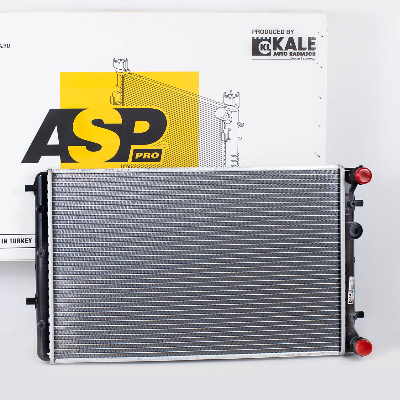 ASP AL10981 Радиатор охлаждения для а/м Skoda Fabia (99-) A/C+ паяный