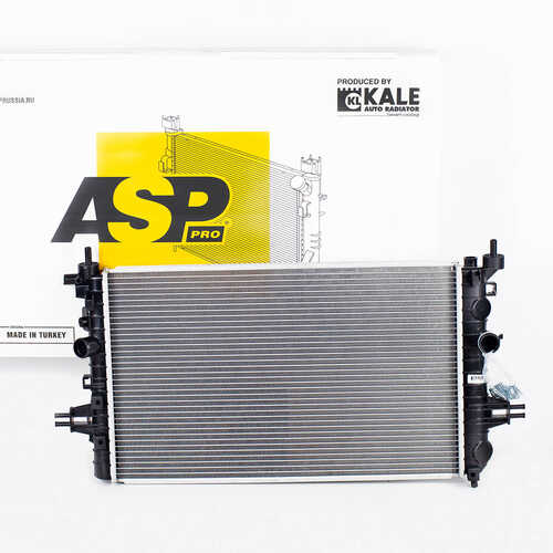 ASP AL12811 Радиатор охлаждения для а/м Opel Astra H (04-)/Zafira B (05-) 1.6i/1.8i MT паяный