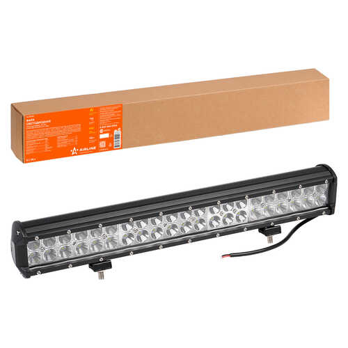 AIRLINE ALED051 Фара светодиодная (балка) двухрядная, 42 LED комбинир. свет, 126W, (505х78х65) 12/24V (ALED0