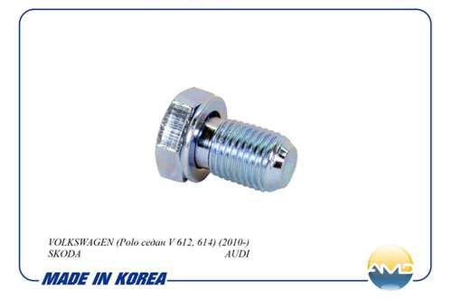 AMD AMD.B38 Пробка поддона! Audi A4/A6/A8, VW Passat/Polo/Bora 96>