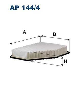 FILTRON AP 144/4 Фильтр воздушный! mtr.3UZ-FE 210kW Lexus SC430 4.3i 01>