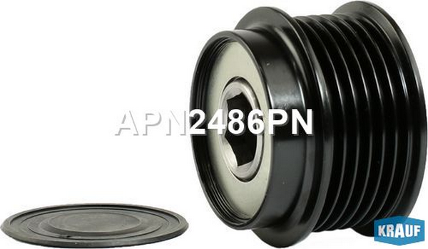 KRAUF APN2486PN Шкив генератора! Chrysler Voyager 95>, Toyota Avensis/Corolla/Rav 4/Yaris 1.6-2.0 07>