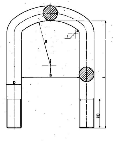 WEWELER B179M24A053 Стремянка 128/152xM24x3x345-U BPW