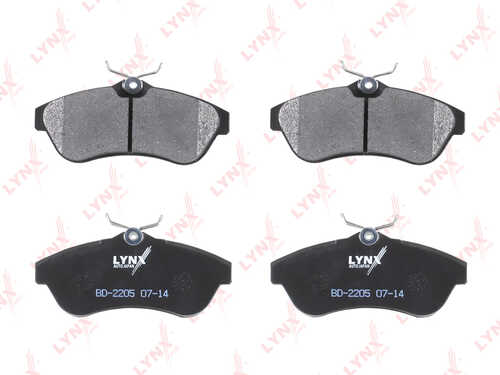 LYNX BD-2205 Колодки тормозные передние CITROEN C2 / C3 1.4-1.6 02>