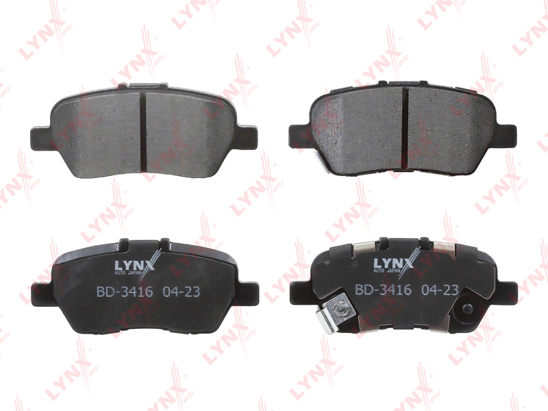 LYNX BD-3416 Колодки тормозные дисковые зад прав/лев LCV