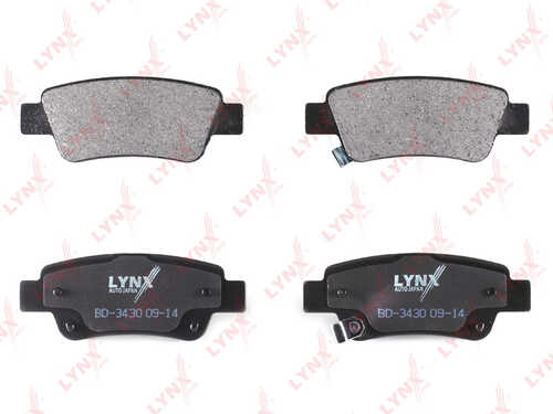 LYNX BD3430 Колодки тормозные задние