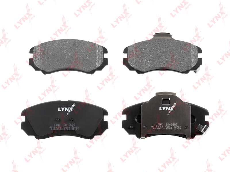 LYNX BD-3602 Комплект тормозных колодок, дисковый тормоз