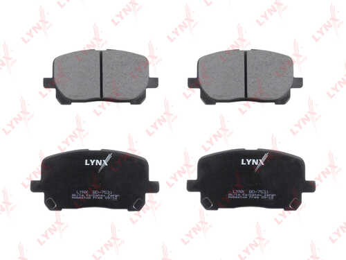 LYNX BD7531 Колодки диасковые передн.! Toyota Avensis Verso (AKE) 2.0-2.0D 01>