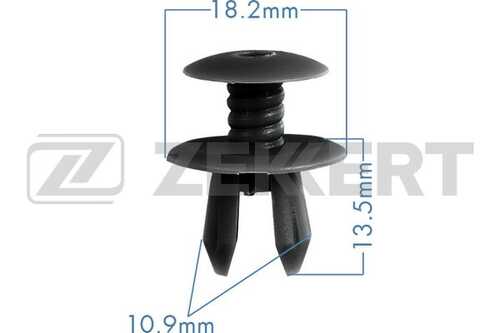 ZEKKERT BE-1035 Клипса крепёжная VAG мин. кол. заказа 10шт;Клипса ZEKKERT VAG