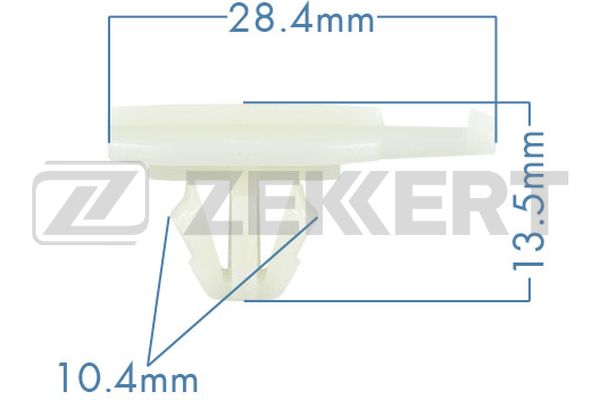 ZEKKERT BE2149 Клипса крепёжная VAG мин. кол. заказа 10шт