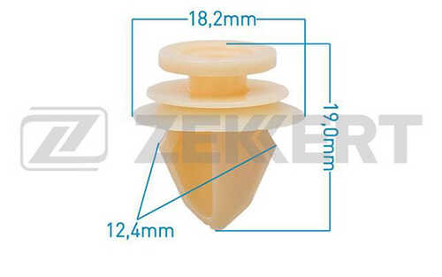 ZEKKERT BE-3020 Клипса крепёжная Renault Citroen/Peugeot