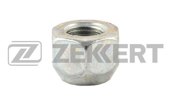 ZEKKERT BE-4094 Гайка колесная, конус, 12mm*1.50, L=16, ключ 21, цинк