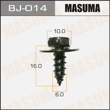 MASUMA BJ014 Комплект саморезов 10шт., 6x16