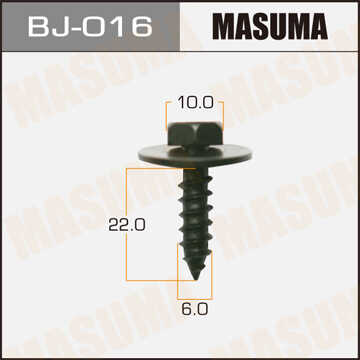MASUMA BJ016 Комплект саморезов 6шт., 6x22