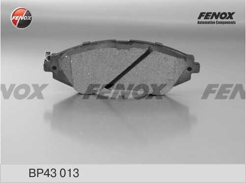 FENOX BP43013 Колодки дисковые передние! Daewoo Leganza 2.0 16V 97-99/Nubira 1.6i/2.0i16V 97>