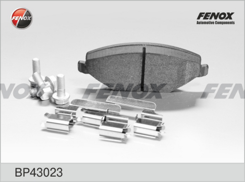 FENOX BP43023 Комплект тормозных колодок, дисковый тормоз