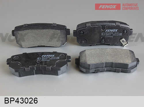 FENOX BP43026 Колодки дисковые задние! Hyundai i30 1.4-2.0/1.6D/2.0D 07>, KIA Sportage 10>