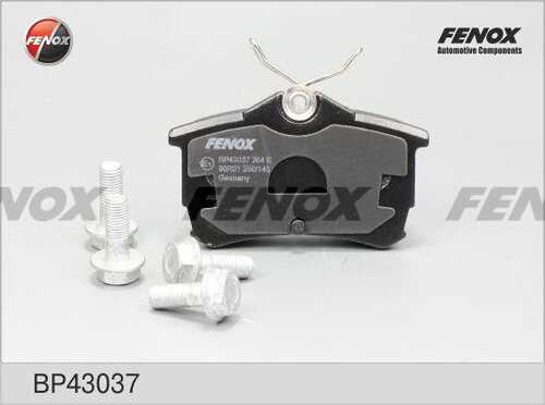 FENOX BP43037 Колодки дисковые задние! Honda Accord 1.6i-2.3i/2.0TDi 98>