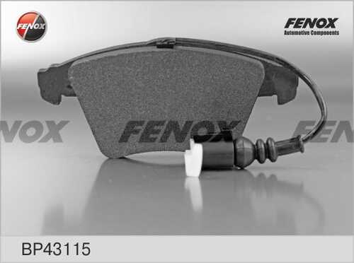 FENOX BP43115 Колодки дисковые передние! диски 16' VW T5/Multivan 2.0/3.2/1.9TDi/2.5TDi 03>