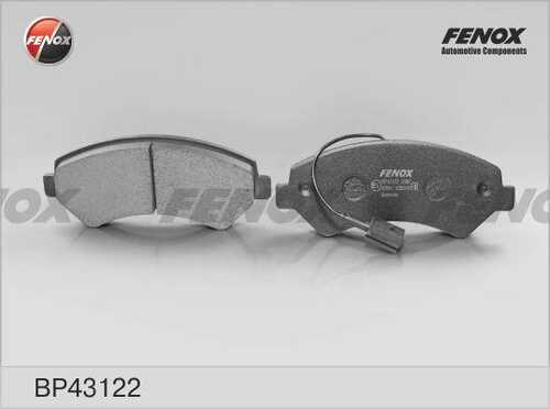 FENOX BP43122 Колодки дисковые передние! Citroen Jumper, Fiat Ducato, Peugeot Boxer 2.2HDi/3.0HDi 06>