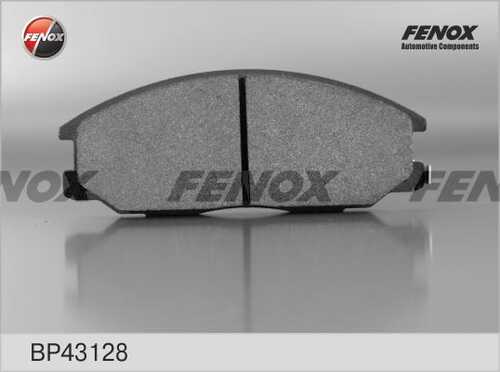 FENOX BP43128 Комплект тормозных колодок, дисковый тормоз