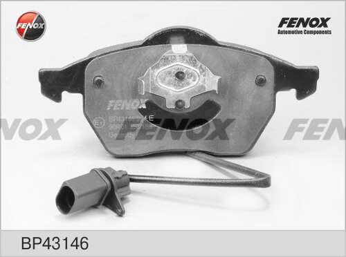 FENOX BP43146 Колодки дисковые передние! Audi A6 97-02,VW Passat 1.6-2.5TDi 98>