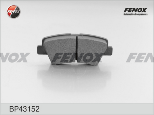 FENOX BP43152 Комплект тормозных колодок, дисковый тормоз