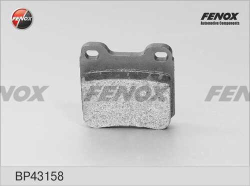 FENOX BP43158 Комплект тормозных колодок, дисковый тормоз