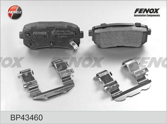 FENOX BP43460 Колодки тормозные задние Hyundai IX20 10>