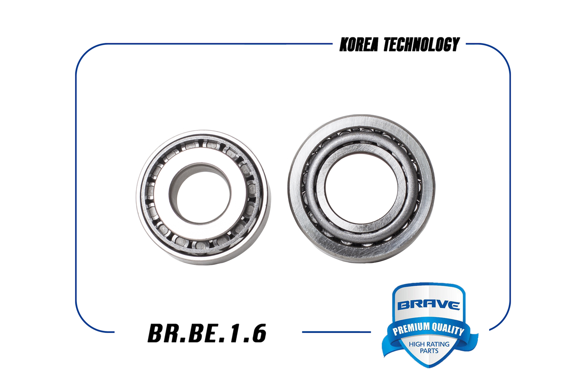 BRAVE BR.BE.1.6 Подшипники задней ступицы 30205J/30204J внутр.+наруж. Matiz, Spark