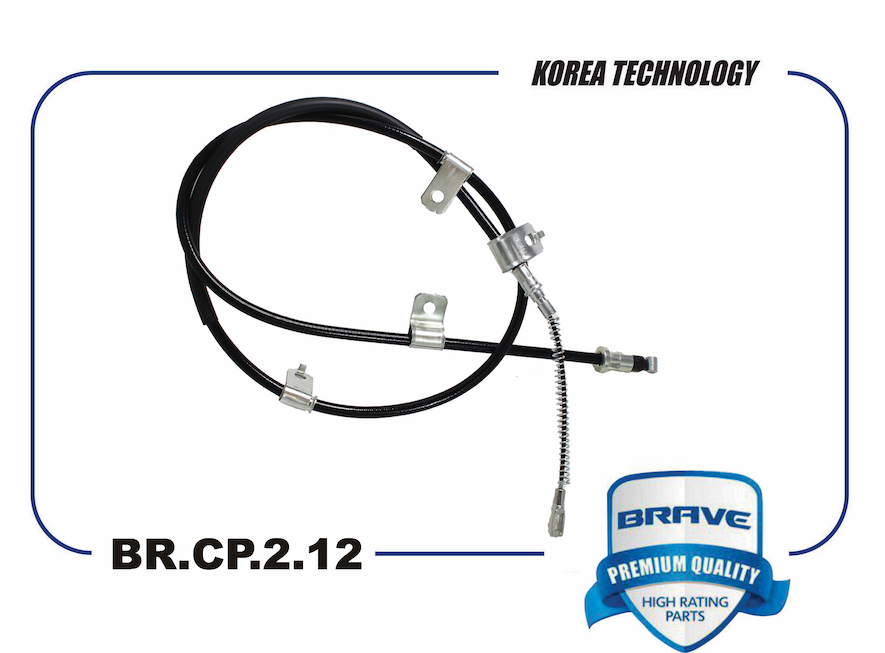 BRAVE BRCP212 Трос ручного тормоза левый 96230545 Chevrolet Lanos