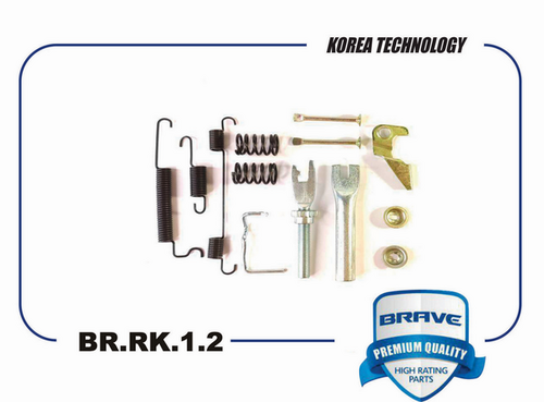 BRAVE BR.RK.1.2 Ремкомплект задних тормозных колодок 94580433 Matiz левый