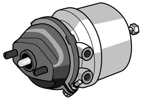 KNORRBREMSE BS9520 Энергоаккумулятор! 24/24 комбин. M22x1.5Omn MB, Setra