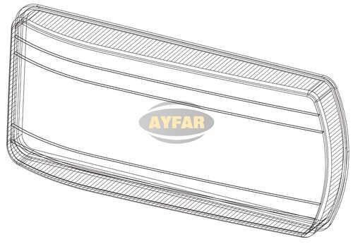 AYFAR C11502 Стекло фары левое/правое Iveco Stralis