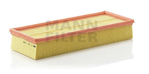 MANNFILTER C34109 Фильтр воздушный Audi 80/90/Coupe/Passat/T3 1.8/2.0 &Quattro <97