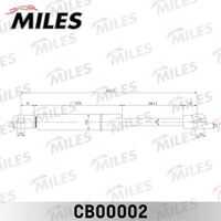 MILES CB00002 Упор газовый крышки багажника SKODA OCTAVIA 96-